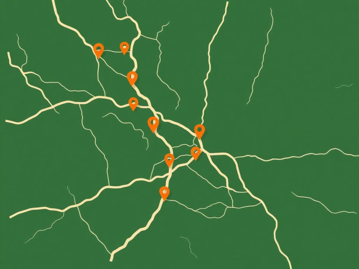 Alameda County cannabis delivery service area map